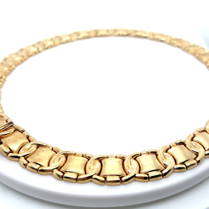 14KY 18" 14MM FANCY NECKLACE 47.0G