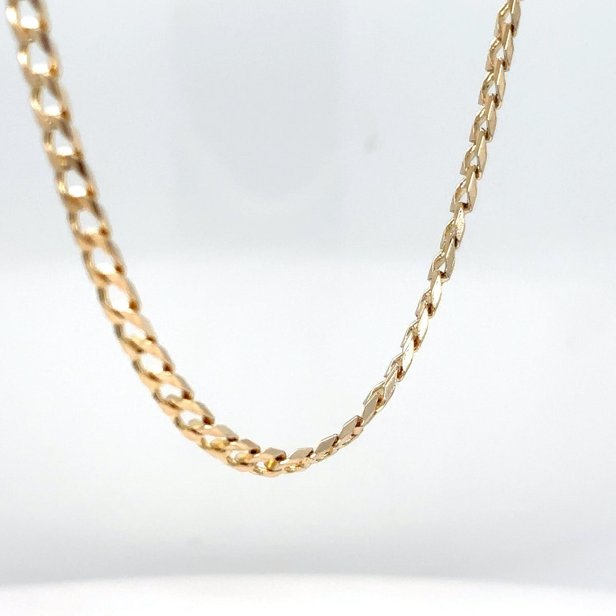14KY 18" 3MM FANCY LINK CHAIN 9.9G