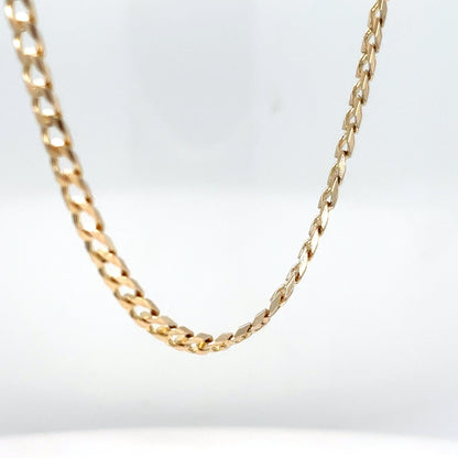14KY 18" 3MM FANCY LINK CHAIN 9.9G