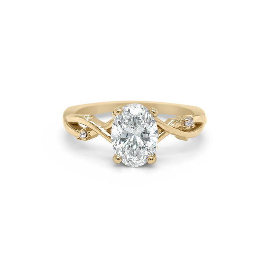 14KY 1.31CT OVAL DIAMOND ENGAGEMENT RING SI1/D 3.4G-Fine Jewelry in Bradenton &amp; Lakewood Ranch, Fl. | Michael &amp; Co. Jewelers