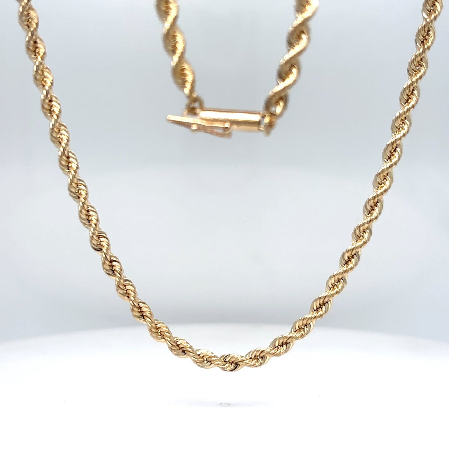 14KY 30" 3.0MM SOLID ROPE CHAIN 26.7G