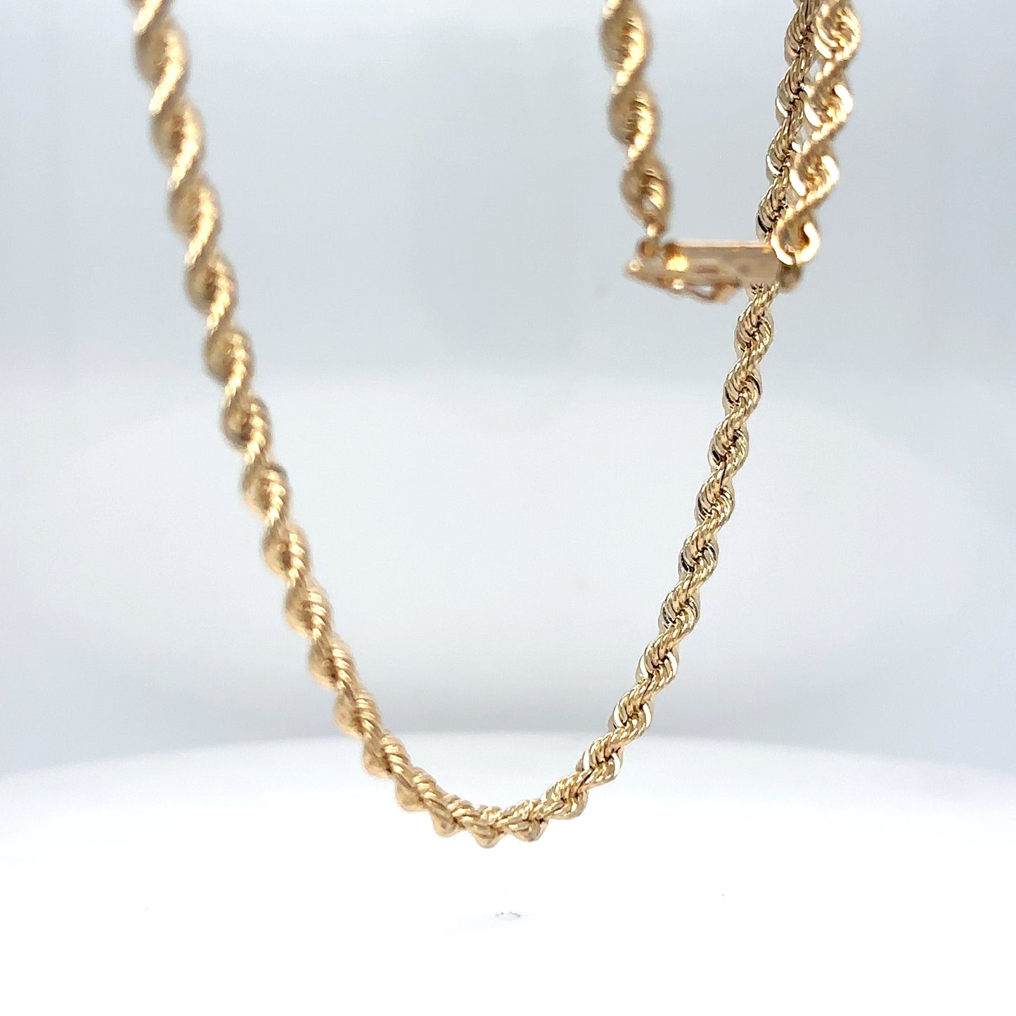 14KY 30" 3.0MM SOLID ROPE CHAIN 26.7G
