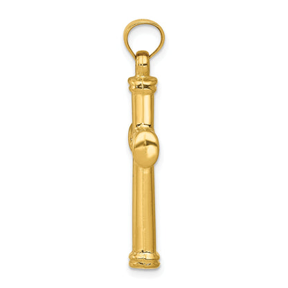 14k Hollow Cross Pendant